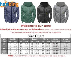 Ehankign Moda Personalidad Cremallera Sudaderas con capucha para hombres, Cómoda Sudadera con capucha de moda, Ropa de hombre para Otoño Invierno - Product Image 3