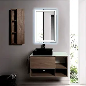 Armoires de salle de bain design flottant miroir vanité de salle de bain