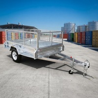 Remolque tipo jaula estilo australiano OEM |   Fabricación de Remolques de Caja Galvanizados Personalizados