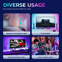 Barres Lumineuses LED Ambiantes Intelligentes RGB en Gros, Éclairage de Salle de Jeu, Lampes Décoratives d'Ambiance, Rétroéclairage TV pour la Maison
