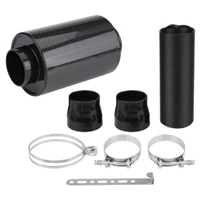 Kit d'admission d'<span class=keywords><strong>air</strong></span> universel en fibre de carbone pour course, avec boîtier de filtre à <span class=keywords><strong>air</strong></span> - Product Image 1