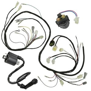 야마하 워리어 350 YFM350X 1997-2001 교체용 와이어 하네스 점화 코일 릴레이 케이블 하네스 포함 - Product Image 1