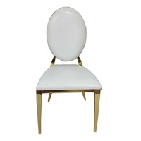 Silla de acero inoxidable al por mayor para salón de bodas, fabricante OEM