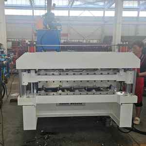 Machine de formage de tuiles trapézoïdales à double couche 840 900, équipement automatique de fabrication de tuiles en acier - Product Image 1