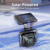 Robot Vakum Kolam Renang WYBOT S2 Solar Vision AI Camera Dual Filtration Kapasitas 6L Warna Hitam Glossy untuk Pembersihan Kolam