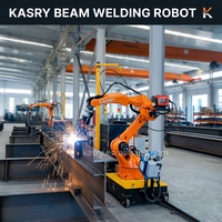 Robot de Soldadura Automático de 6 Ejes para la Fabricación de Acero Estructural con Programación Inteligente y Producción Continua