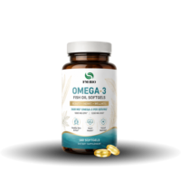 Gélules d'huile de poisson oméga-3 à formule personnalisée, source naturelle d'huile de poisson des grands fonds, supplément EPA & DHA, fabrication OEM ODM sous marque privée