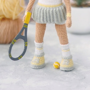 Benutzer definierte Amigurumi Lovely Girl Dolls Handmade Baby Doll Crochet Toy - Product Image 6