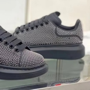 Chunky Sneakers With Polka Dot Design Round Toe Lace-up Synthetic Upper Rubber Outsole All Seasons Walking <b>Shoes</b> - Product Image 3