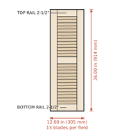 Portes à persiennes en bois écologiques sur mesure, résistantes au vent, panneaux de volets en bois massif durables pour salle de bain, cuisine, chambre