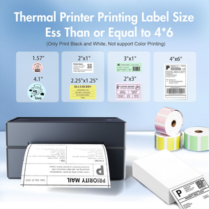 <b>Thermal</b> <b>Label</b> <b>Printer</b> Portable No Ink Required 4x6 Small Business WiFi BT High Speed Express Airway Bill in Stock - Product Image 1