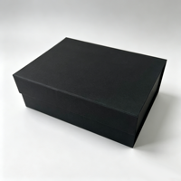 Boîte cadeau pliable à fermeture magnétique personnalisée en usine, blanche, noire, rose, boîte d'emballage magnétique pliable de luxe pour vêtements