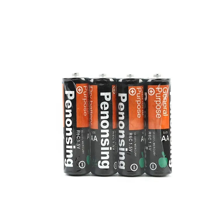 super heavy duty battery r6p um3 aa size 1.5 volt disposable digital camera batteries