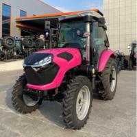 Tracteurs agricoles miniatures de 120 CV et 100 CV à bas prix, mini-tracteurs agricoles avec remorque à vendre