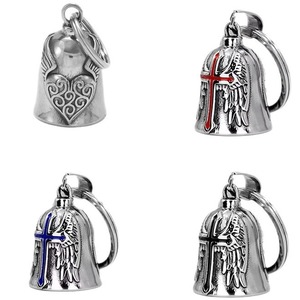 Nouveauté, populaire en Europe et aux États-Unis, pendentif cloche de protection vintage avec croix, ornements à clé - Product Image 1