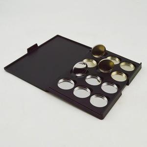 Palette de fard à paupières avec logo personnalisé 6 couleurs de marque privée certifiée ISO22716 palette de maquillage multi-paillettes chatoyantes longue durée - Product Image 1