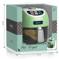 Juguete Educativo de Electrodomésticos para Niños, Juguete de Cocina con Freidora de Aire y Alimentos que Cambian de Color, Juguete de Cocina para Niños