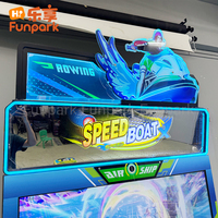 Simulateur de bateau rapide d'arcade sportif intérieur personnalisé, jeux à monnayeur