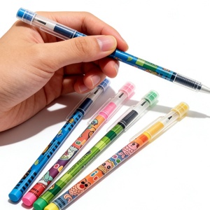 Lápiz de Dibujo Infantil con Diseño de Dibujos Animados, Sin Necesidad de Sacapuntas, HB, con Múltiples Puntas, para Estudiantes Creativos - Product Image 2