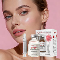 Soin quotidien de la peau du visage, sérum ampoule organique PDRN, réparation hydratante anti-âge, sans sulfate, vitamine E, acide hyaluronique, sérum pour le visage