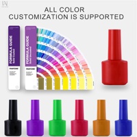 Bouteilles en verre pour vernis à ongles multicolores de 5 ml et 6 ml avec logo personnalisé, contenants pour gel UV et pinceaux de sérigraphie, bouchons à vis