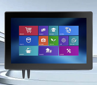Moniteur embarqué haute luminosité pour kiosque, écran tactile industriel à montage sur panneau, PC industriel 2+16 Go de RAM RK3652/RK3568