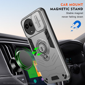 เคสโทรศัพท์วัสดุ PC สำหรับ <span class=keywords><strong>OPPO</strong></span> A98 และ Realme 11 5G พร้อมวงแหวนแม่เหล็กตั้งได้และป้องกันการตกกระแทก - Product Image 6
