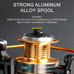 Canne à pêche anti-eau de mer avec bras oscillant en métal sans espace, <span class=keywords><strong>leurre</strong></span> de pêche pour la pêche en rivière, compatible avec les moulinets spinning et les moulinets baitcasting - Product Image 2