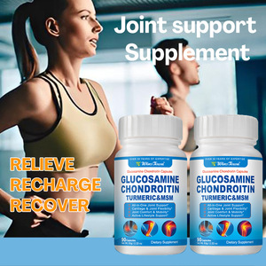Sports <strong>Supplement</strong> Glucosamine Chondroitin Turmeric MSM Adult Joint Support <strong>Flexibility</strong> Capsules 90 Count (Not Children/Pregnant - Product Image 5