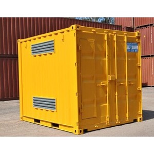 Contenedor Móvil de Almacenamiento de Productos Químicos para Exteriores, Acero Pintado, Alto Nivel de Seguridad, Resistente al Fuego y a Explosiones, con Ventilación - Product Image 5