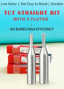 <strong>Router</strong> <strong>Bits</strong> Solid Carbide Cutting Edge <strong>3</strong> Flute Sizing <strong>CNC</strong> <strong>Router</strong> <strong>Bit</strong> Slotting Cutter End Mill - Product Image 2