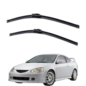 Spazzole <span class=keywords><strong>Tergicristallo</strong></span> per Acura RSX Type-S DC5 2002-2006, Tipo U in Gomma Naturale Senza Telaio, Silenziose e Durevoli - Product Image 1