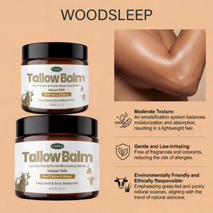 Crema hidratante de mantequilla y miel extraída de sebo de alta calidad, hidratante suave, refrescante y no grasosa. - Product Image 3