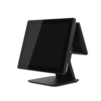 Système de point de vente tactile tout-en-un Windows 15 pouces avec écran plat, ordinateur tout-en-un avec Bluetooth et Wi-Fi