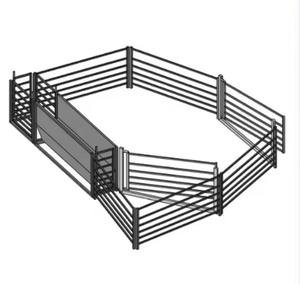 Hàn mạ kẽm trang trại chăn nuôi động vật giá rẻ bò đường sắt kim loại bảng điều chỉnh hàng rào/gia súc cừu sân hàng rào - Product Image 1