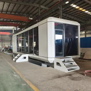 モダンなE5容器<span class=keywords><strong>Jmxl</strong></span>コンテナハウスプレハブキャビンカプセルハウス耐久性防水環境にやさしい温泉 - Product Image 2