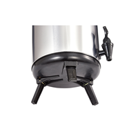 Dispenser Minuman Terisolasi Stainless Steel 304 8L 10L 12L, Wadah Teh Susu, Ember Minuman Panas dan Dingin untuk Kedai Teh dan Kopi