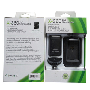 <span class=keywords><strong>Kit</strong></span> de estación de acoplamiento de carga de controlador inalámbrico 360 al por mayor con batería de plástico de soporte de carga con cable - Product Image 1