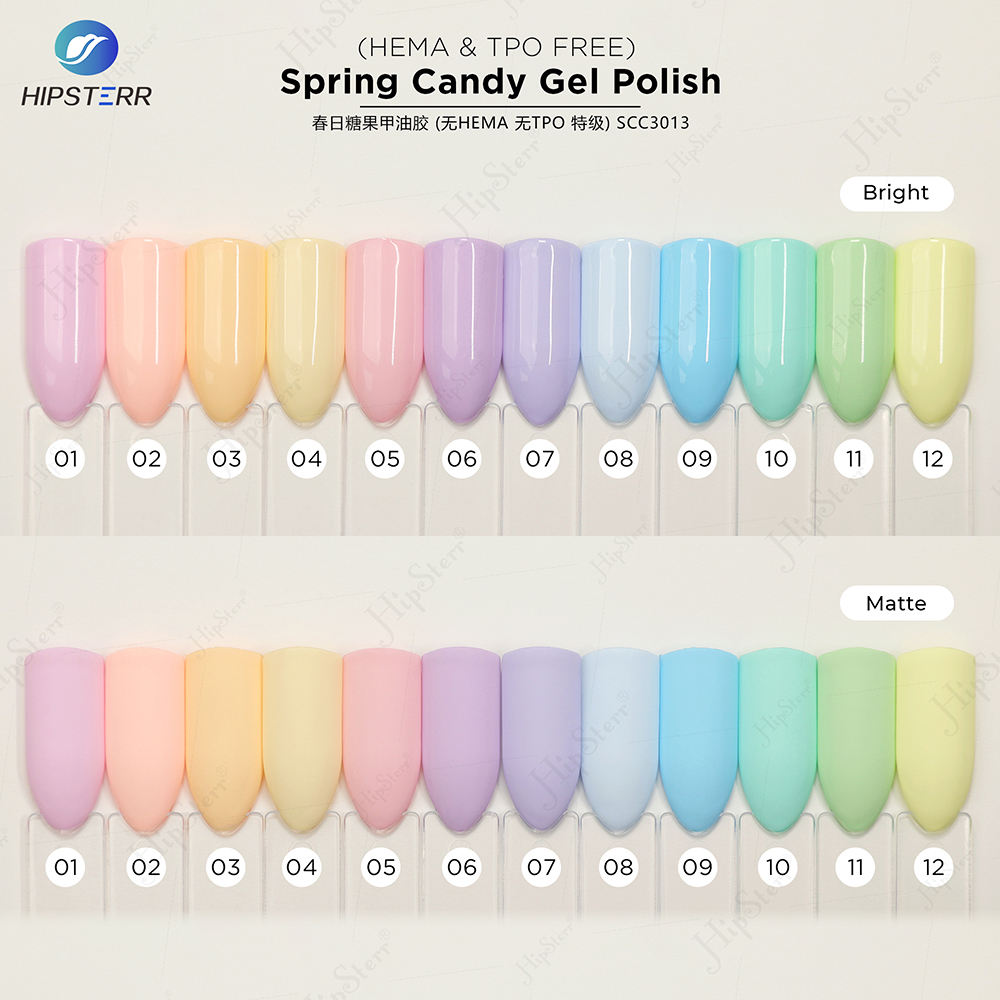 Vernis Gel Bonbon Printanier (SANS HEMA NI TPO)