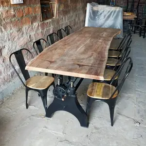 Industrial Large Crank HURE Conference Dining Table