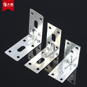 Supports d'angle en L galvanisés Da Peng, en acier laminé à froid, connecteurs à angle droit pour supports d'étagères de meubles - Product Image 2