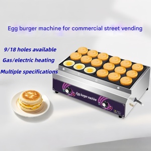 Machine commerciale à œufs et hamburgers 9/18 trous, chauffage uniforme, <span class=keywords><strong>pour</strong></span> mini-œufs et mini-pancakes, idéale <span class=keywords><strong>pour</strong></span> les boulangeries - Product Image 3
