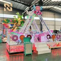 Manèges pour enfants Nova Rides, bateau pirate 8-12 places, mini bateau pirate SPS-CANDY, petits bateaux pirates pour enfants.