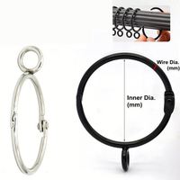 Clip anti-éclaboussures pour rideau de douche à prix compétitif Clip pour crochet de rideau