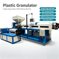 Ligne de recyclage et de granulation pour films, flocons et granulés en PP, PE, ABS, EVA, PC, LDPE, pour la fabrication de granulés de moteur et d'extrusion