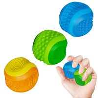 Balle sensorielle multi-textures en silicone pour soulager le stress, jouet détachable pour enfants et adultes, jouet tactile sensoriel