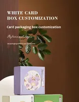 Boîte d'emballage cosmétique personnalisée en carton blanc pour crème visage avec impression UV, options de boîte surprise et de logo sur mesure