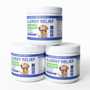 Huile de poisson pour animaux de compagnie, chat, chien, OEM, soulagement des allergies, démangeaisons, comprimés à mâcher doux pour le soulagement des allergies, soulagement des démangeaisons, compléments alimentaires pour la santé - Product Image 4