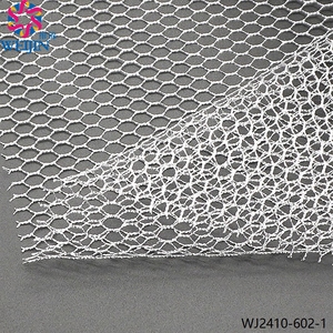 Tulle rigide en maille de diamant 100 % polyester, tissu en maille warp knit transparent pour robe, voile en satin, <span class=keywords><strong>moustiquaire</strong></span>, sac en maille, vente en gros - Product Image 5