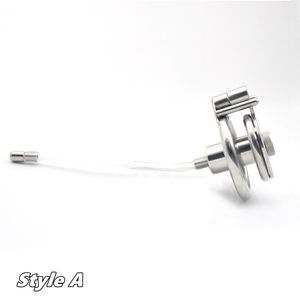 Alat kesucian pria baja tahan karat kandang sederhana terbalik dengan kateter yang dapat dilepas untuk produk seks pria - Product Image 4